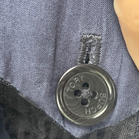 Tory Burch Women's Wool Stretch Dress Pants/ Trousers, Navy Blue, 8 - Picture 6 of 11